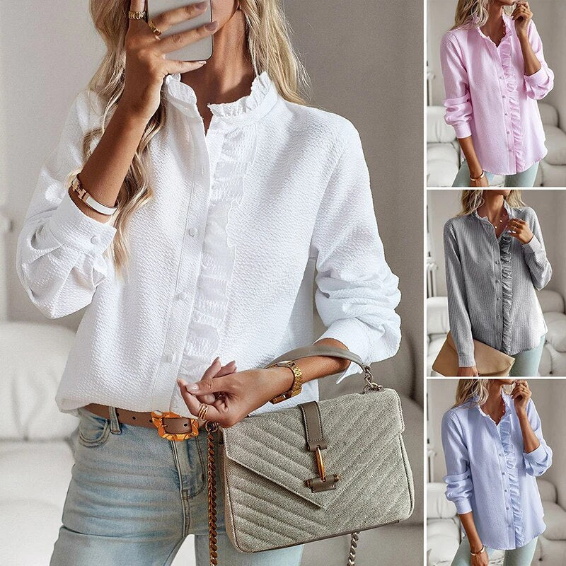 Gertrud - Komfortabel Bluse